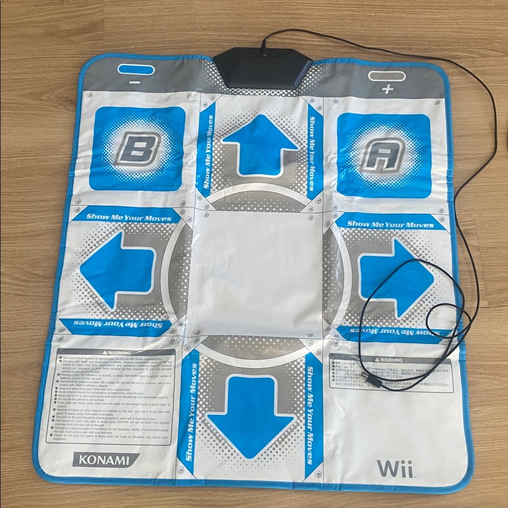 Wii DDR dance mat Konami